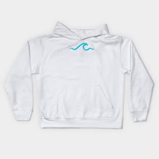 Wave squiggle Kids Hoodie